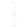 NOVA II állólámpa fehér króm/tej akril 230V LED 2x3.5W 3000K