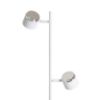 NOVA II állólámpa fehér króm/tej akril 230V LED 2x3.5W 3000K