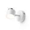 NOVA I fali lámpa fehér króm/tej akril 230V LED 4.2W 3000K