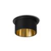 ORTA süllyesztett lámpa fekete/aranysárga 230V LED GU10 9W