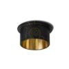ORTA süllyesztett lámpa fekete/aranysárga 230V LED GU10 9W
