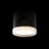 MEMA mennyezeti lámpa fekete szatén akril 230V LED GX53 7W
