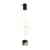 JUNIPER függő behúzható fekete/aranysárga  230V LED 15W 30°  3000K