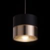 JUNIPER függő behúzható fekete/aranysárga  230V LED 15W 30°  3000K