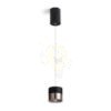 JUNIPER függő behúzható fekete/aranysárga  230V LED 15W 30°  3000K