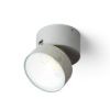 FLAVIO R felületre szerelhető világosszürke 230V LED 6W 110° IP54 3000K