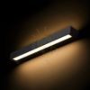 ASTER 50 fali lámpa fekete tej akril 230V LED 2x10W IP65 3000K