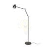 DANNY állólámpa fekete sárgaréz 230V LED E14 5W