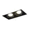ELECTRA II GU10 frameless fekete 230V LED GU10 8W
