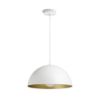GLADYS 40 függő lámpa fekete/fehér 230V LED E27 30W