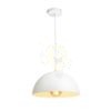 GLADYS 30 függő lámpa fehér/fehér  230V LED E27 15W