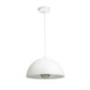 GLADYS 30 függő lámpa fehér/fehér  230V LED E27 15W