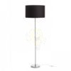 NYC/RON 40/25 állólámpa  Polycotton fekete/króm 230V LED E27 15W