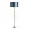 NYC/RON 40/25 állólámpa  Monaco galamb szürke/ezüst PVC/króm 230V LED E27 15W