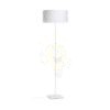 CORTINA/JAKARANDA állólámpa fehér/fehér textil/fém 230V LED E27 15W