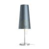 NYC/CONNY 15/30 asztali lámpa  Monaco petróleum kék/ezüst PVC/nikkel 230V LED E27 11W