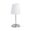 NYC/CONNY 15/15 asztali lámpa  Polycotton fehér/nikkel 230V LED E27 11W