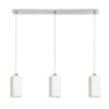LIZ III 80 függő lámpa  opál üveg/króm 230V LED E27 3x15W