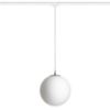 LUNA 30 három áramkörös sínre  opál üveg/króm 230V LED E27 15W