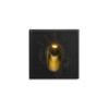 MEMPHIS SQ a falba süllyesztett fekete 230V LED 3W 60° 3000K