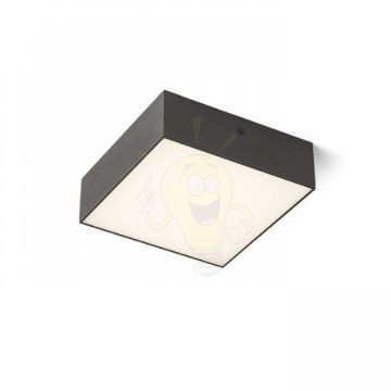LARISA SQ 17 DIMM mennyezeti lámpa fekete 230V LED 15W 3000K