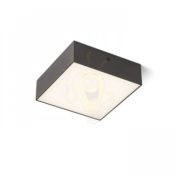 LARISA SQ 17 DIMM mennyezeti lámpa fekete 230V LED 15W 3000K