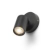 DUDE R felületre szerelhető fekete 230V LED GU10 9W