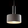 GIULIA 20 függő lámpa fehér króm 230V LED E27 15W