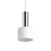 GIULIA 12 függő lámpa fehér króm 230V LED E27 11W