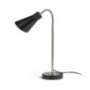 ANIKA asztali lámpa matt fekete matt nikkel 230V LED E27 15W