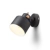 CELEIA felületre szerelhető matt fekete szálcsiszolt réz 230V LED E27 11W