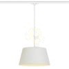 BUCKY 40 háromfázisú áramkörös sínre fehér/szürke fém 230V LED E27 15W