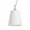 BABU NEW 22 függő lámpa  opál üveg/króm 230V LED E27 15W