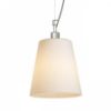 BABU NEW 22 függő lámpa  opál üveg/króm 230V LED E27 15W
