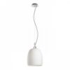 COROA NEW 28 függő lámpa  opál üveg/króm 230V LED E27 15W