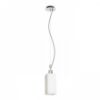 LIZ NEW függő lámpa  opál üveg/króm 230V LED E27 15W