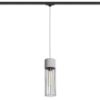 BURTON háromfázisú áramkörös sínre  beton/fekete 230V LED E27 11W