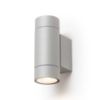 MIZZI NEW II fali lámpa ezüstszürke  230V LED GU10 2x8W IP65