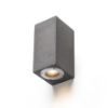 KANE II fali lámpa beton/dekor sötét gránit 230V LED GU10 2x5W IP65