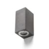 KANE II fali lámpa beton/dekor sötét gránit 230V LED GU10 2x5W IP65
