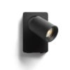 VOLTERA USB fali lámpa fekete  230V LED GU10 9W