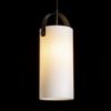 JULIETTA 31 függő lámpa  opál üveg/fekete 230V LED E27 15W