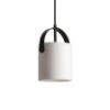JULIETTA 16 függő lámpa  opál üveg/fekete 230V LED E27 15W