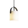 JULIETTA 16 függő lámpa  opál üveg/fekete 230V LED E27 15W