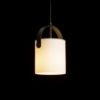 JULIETTA 16 függő lámpa  opál üveg/fekete 230V LED E27 15W