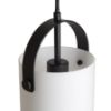 JULIETTA 16 függő lámpa  opál üveg/fekete 230V LED E27 15W