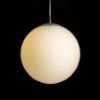 LUNA 30 függő lámpa  opál üveg/króm 230V LED E27 15W
