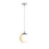 LUNA 20 függő lámpa  opál üveg/króm 230V LED E27 11W