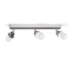 LINN III felületre szerelhető  opál üveg/króm 230V LED G9 3x3W IP44