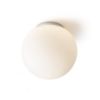 BOLLY 26 mennyezeti lámpa  opál üveg/króm 230V LED E27 15W IP44